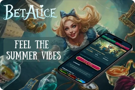 An Amusnet pokie session at BetAlice Casino where the best multiplier decides your rank.