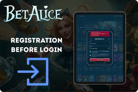 Bet Alice sign in without an account