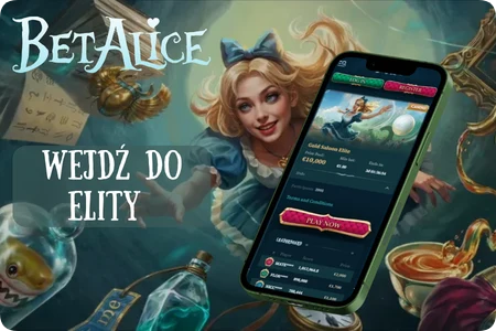 Gracze live casino BetAlice rywalizujący w rankingu Gold Saloon Elite.