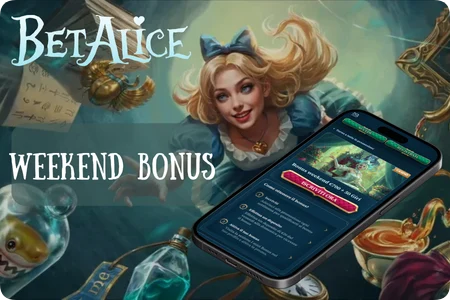 BetAlice Bonus Weekend con bonus e giri gratis per i giocatori in Italia