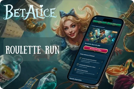 BetAlice Roulette Run con torneo e classifica per i giocatori in Italia