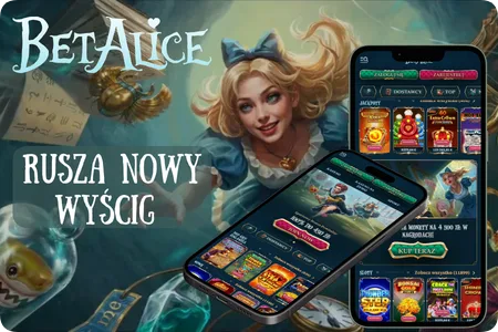 Monthly Race w BetAlice Casino z rankingiem resetowanym na początku każdego cyklu.