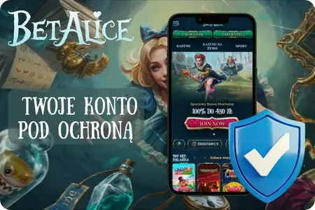Zabezpieczenia konta i szyfrowanie danych gracza w BetAlice Casino z weryfikacją dwuetapową