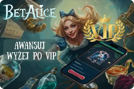 Program lojalnościowy z poziomami VIP i cashbackiem tygodniowym w BetAlice Casino