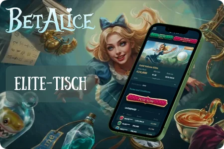 BetAlice Gold Saloon Elite Turnier mit €10.000 Preispool für Spieler aus Deutschland