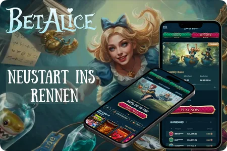 BetAlice Monthly Race Turnier mit 2.500 Bonus Coins für Spieler aus Deutschland