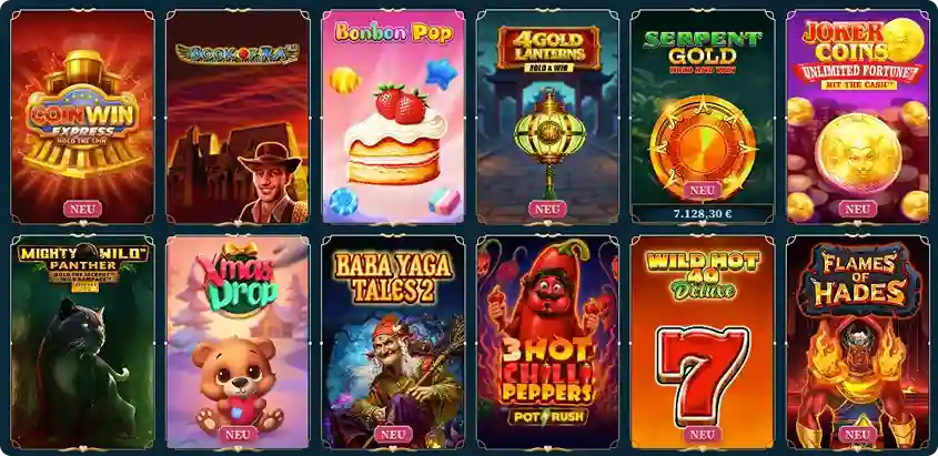 Spiele im Betalice Casino Online mit neuen Slots und Jackpots